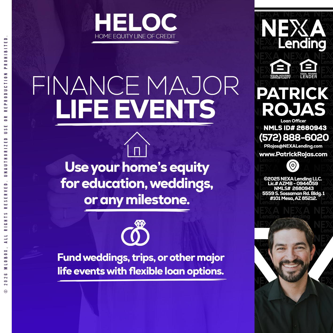 HELOC - Patrick Rojas -Loan Officer