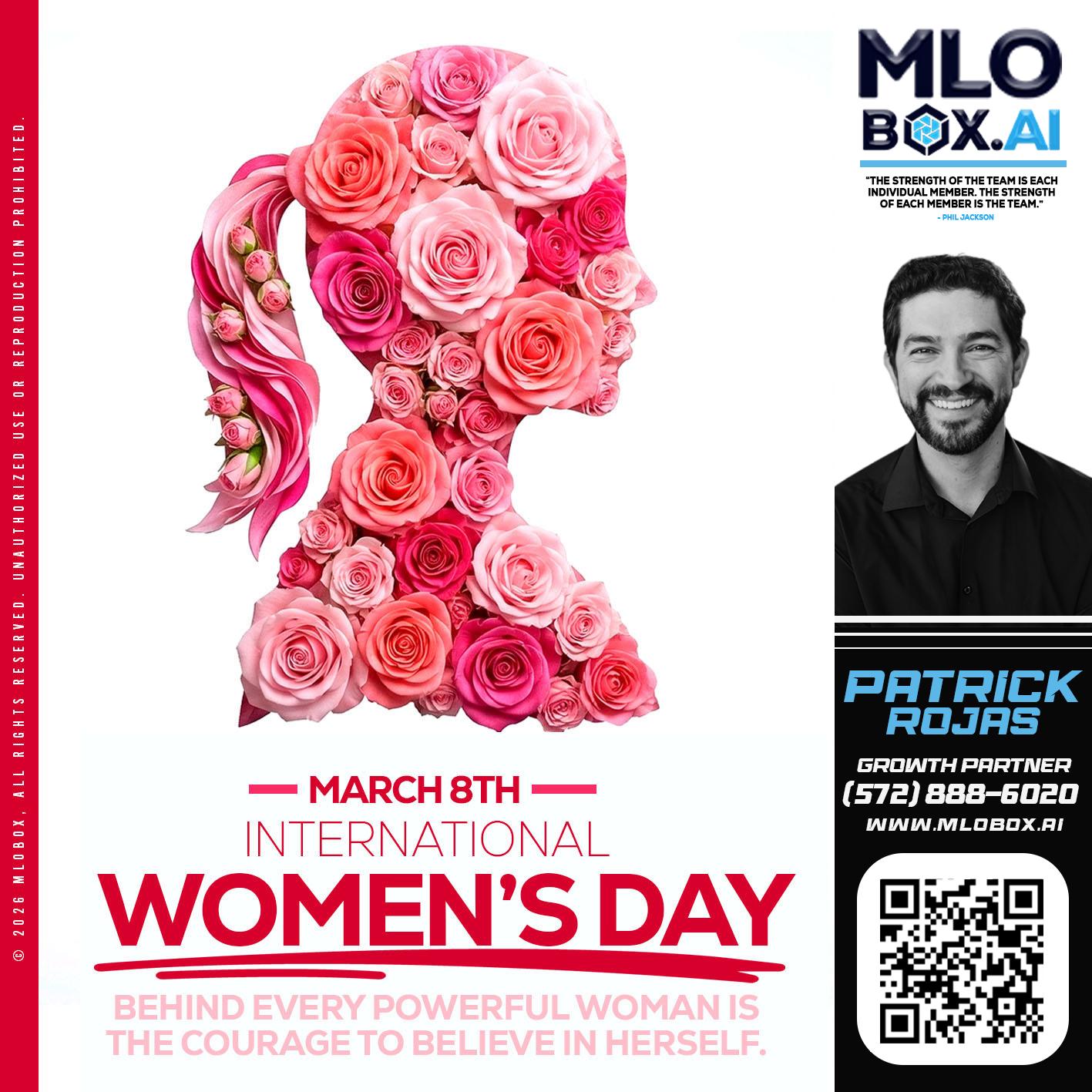 MARCH 8TH - Patrick Rojas -Loan Officer