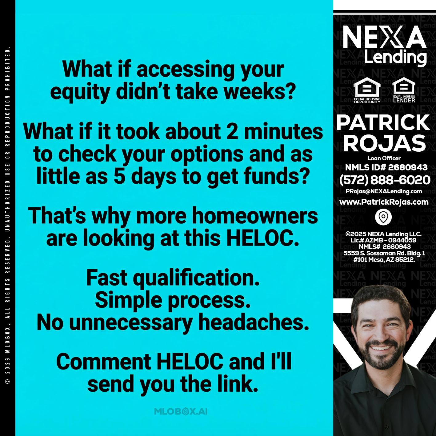 what if - Patrick Rojas -Loan Officer