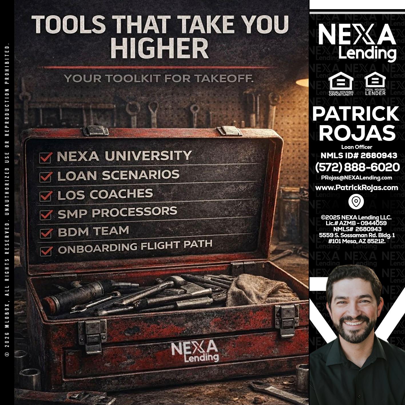 TOOLS THAT - Patrick Rojas -Loan Officer