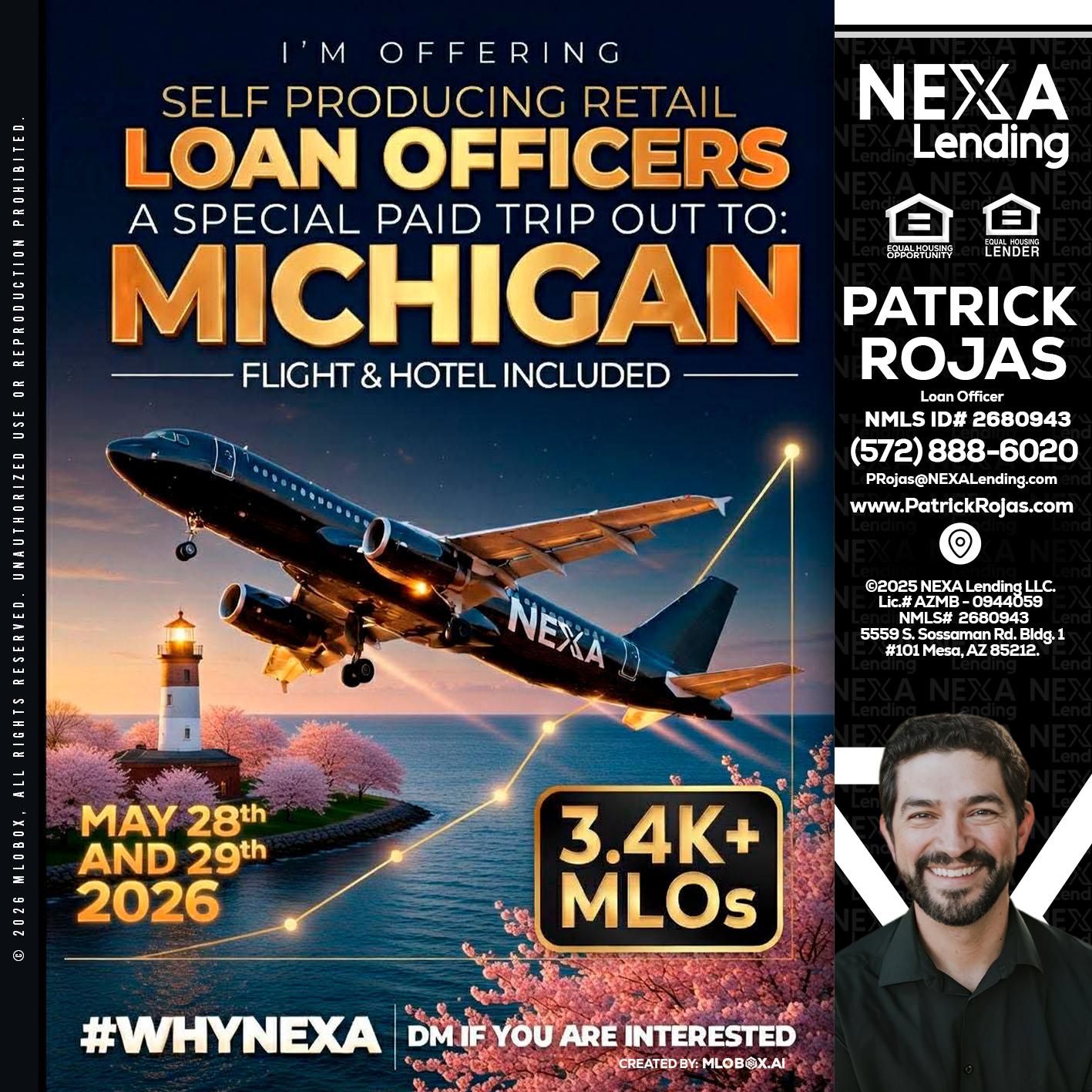MICHIGAN TRIP - Patrick Rojas -Loan Officer
