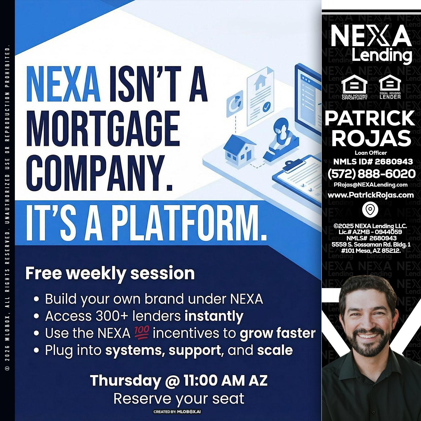 NEXA ISNT - Patrick Rojas -Loan Officer