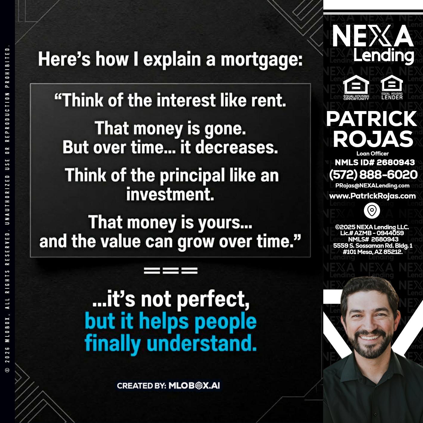 HERES NOW - Patrick Rojas -Loan Officer