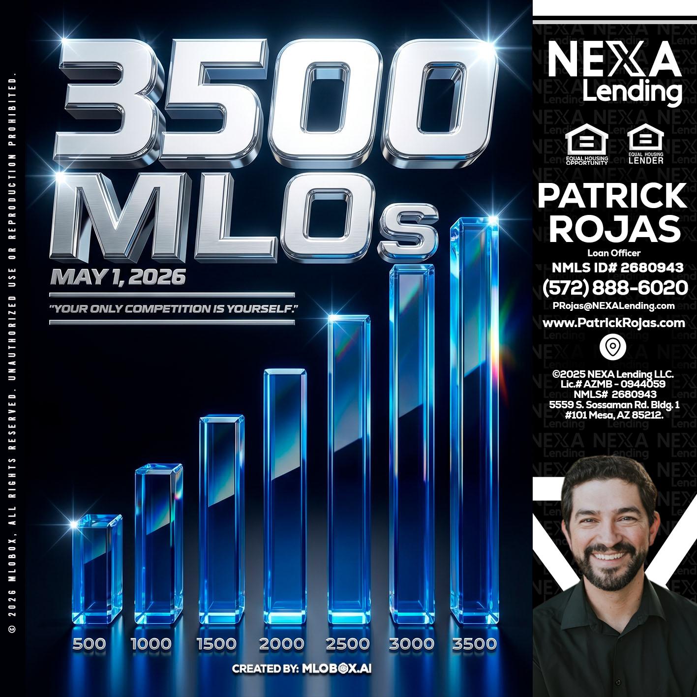 3500 MLOs - Patrick Rojas -Loan Officer