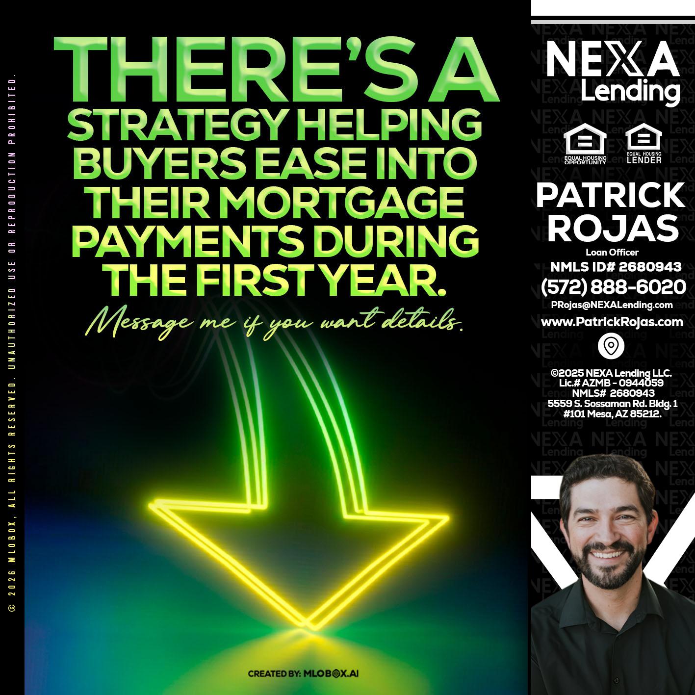 THERES A STATEGY - Patrick Rojas -Loan Officer