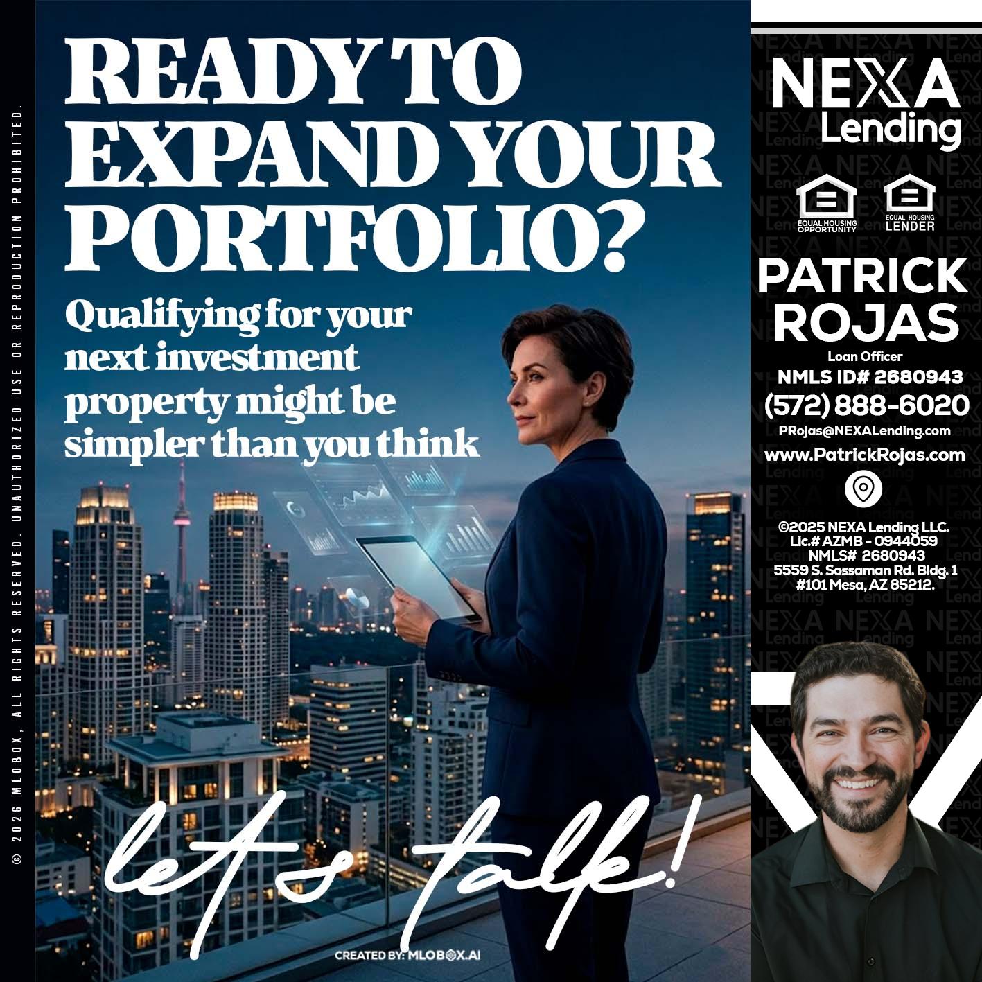 READY TO EXPAND - Patrick Rojas -Loan Officer