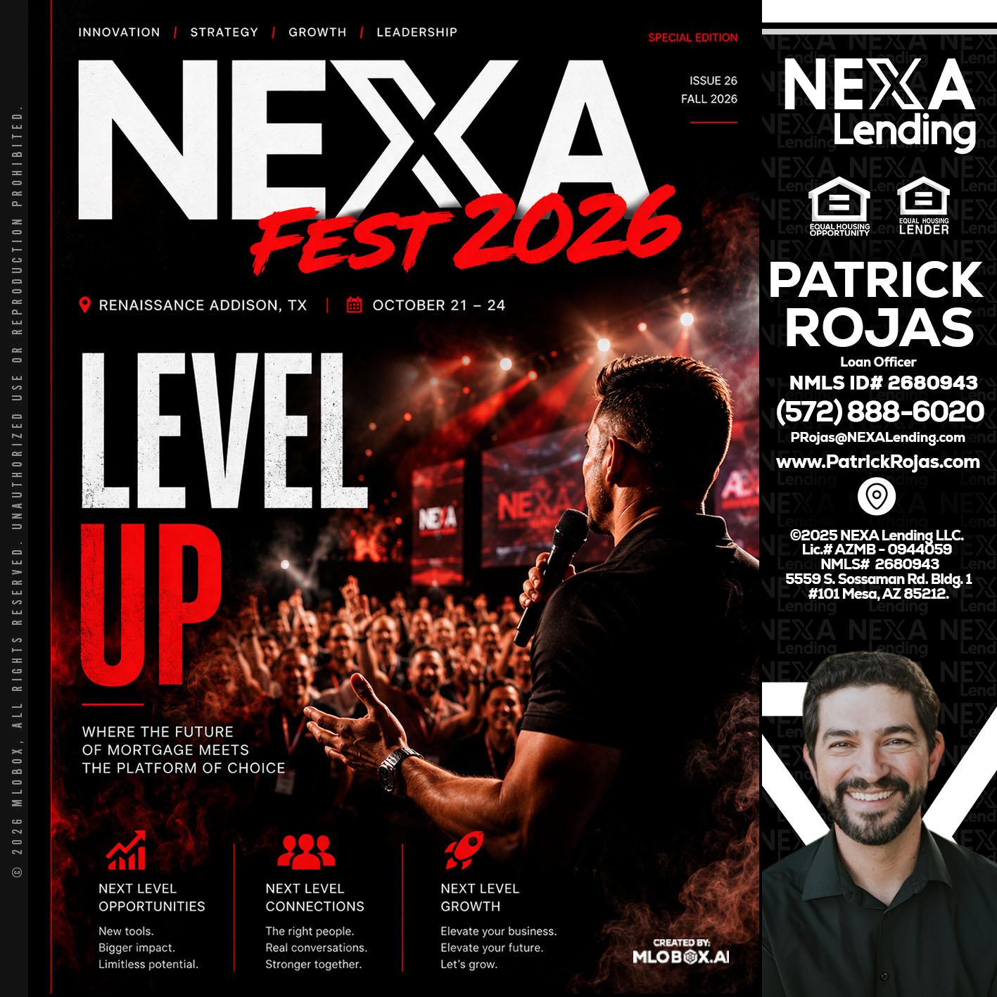 NEXA FEST 2026 - Patrick Rojas -Loan Officer