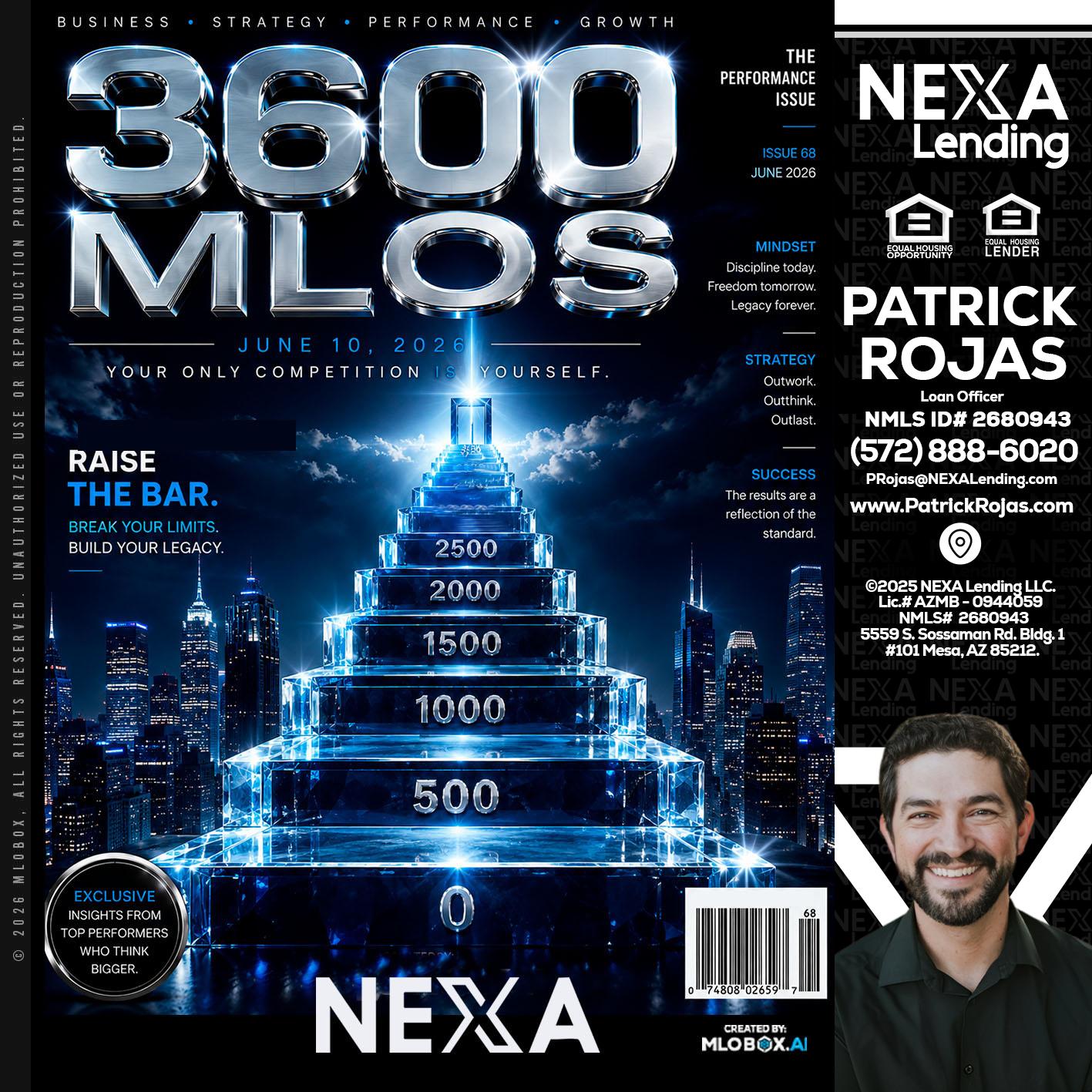 3600 MLOs - Patrick Rojas -Loan Officer