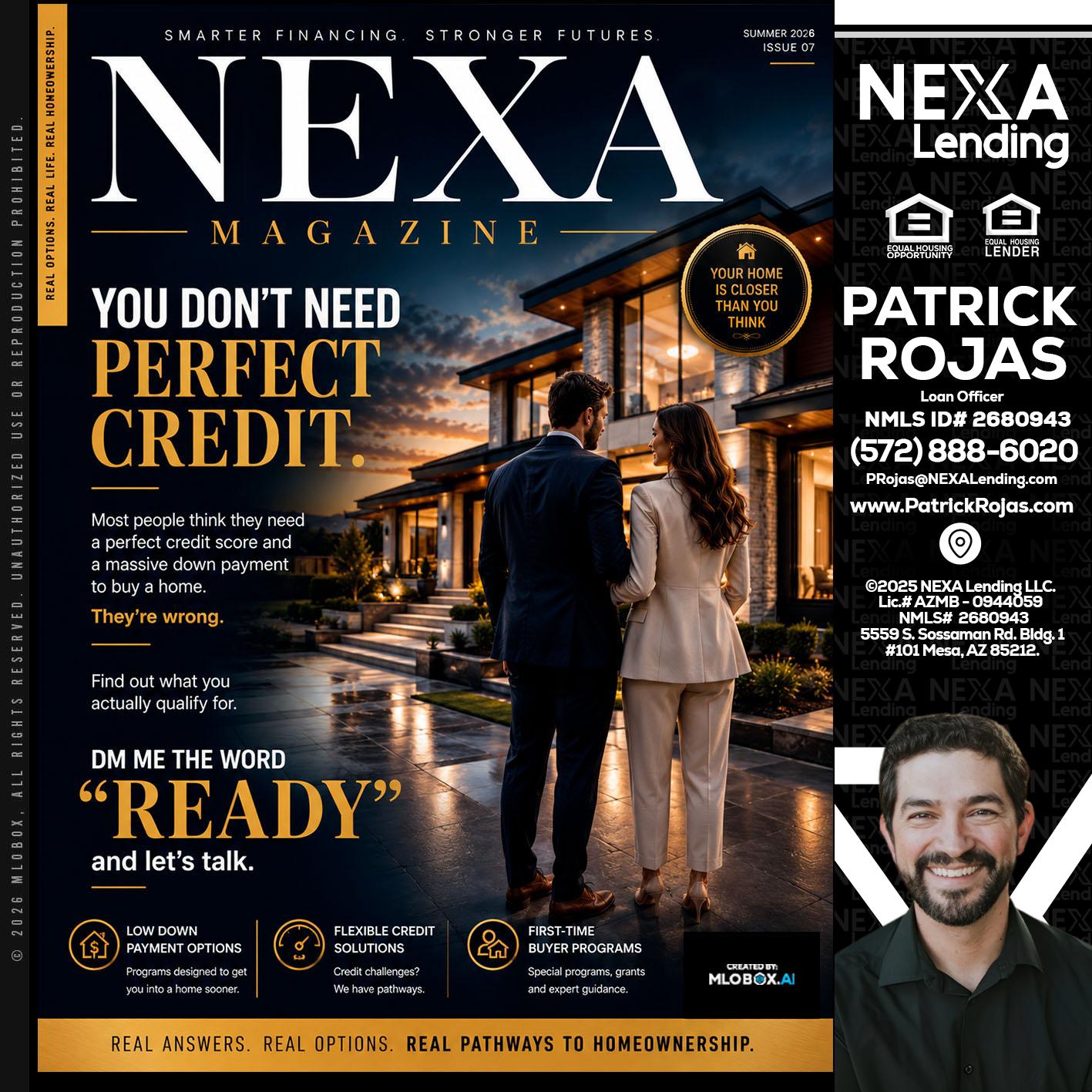 NEXA MAGAZINE - Patrick Rojas -Loan Officer