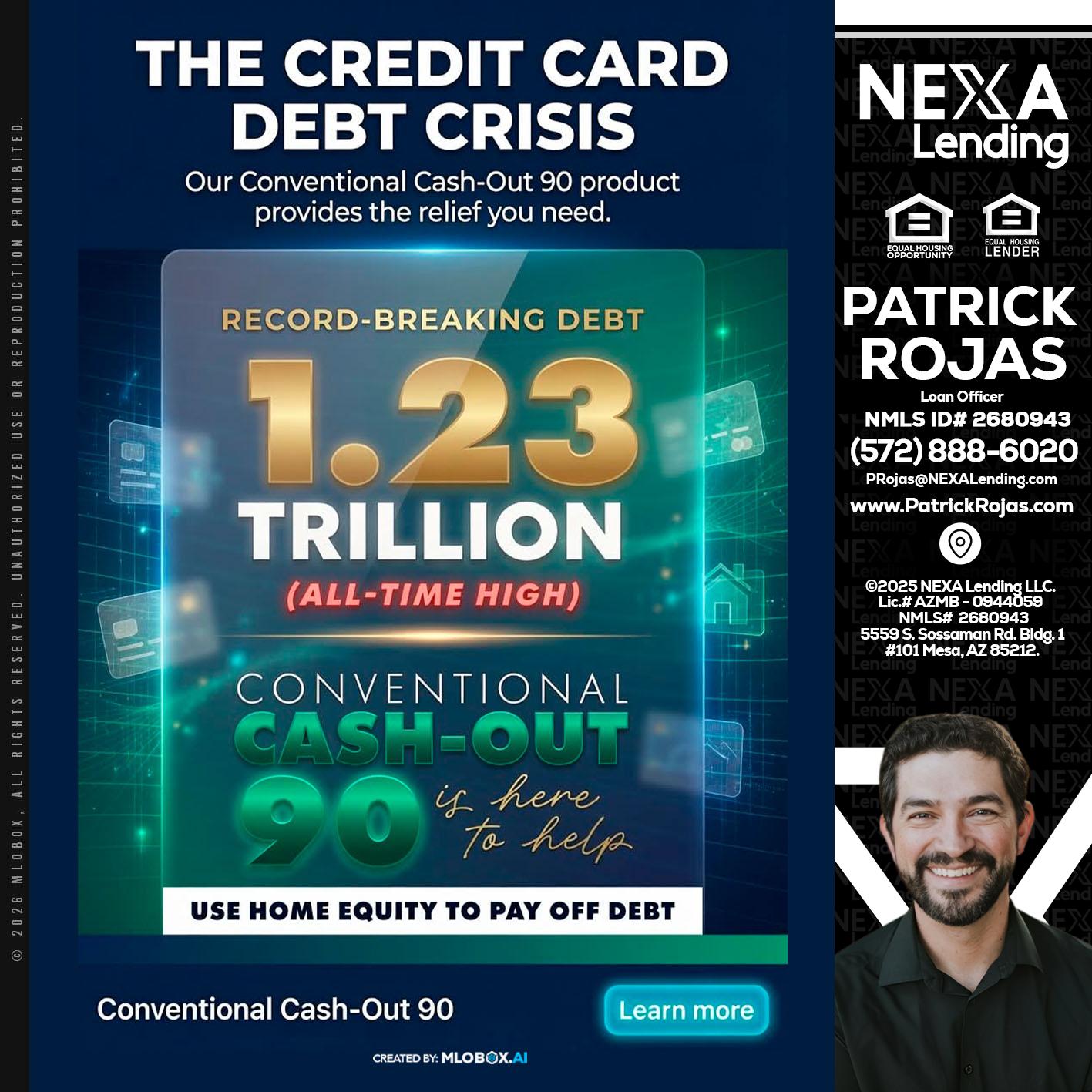THE CREDIT CARD - Patrick Rojas -Loan Officer
