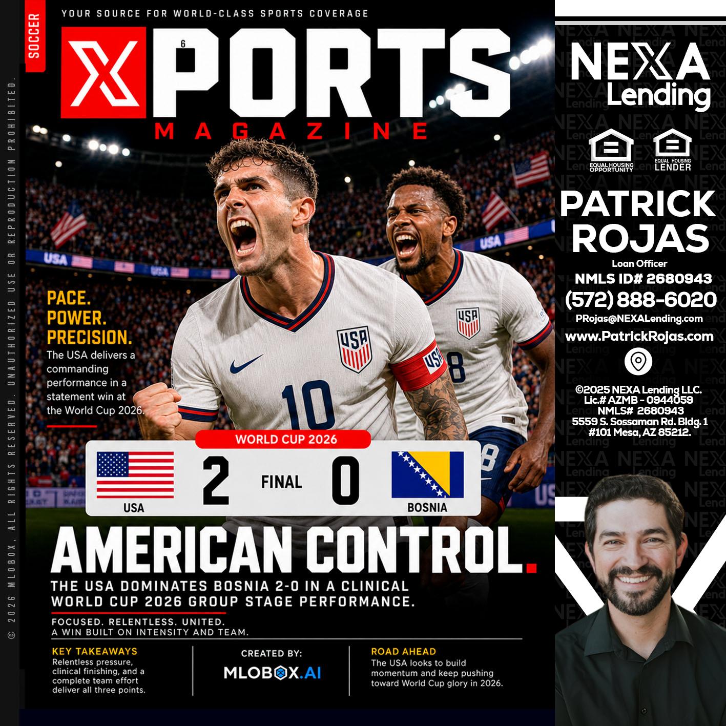 AMERICAN CONTROL - Patrick Rojas -Loan Officer
