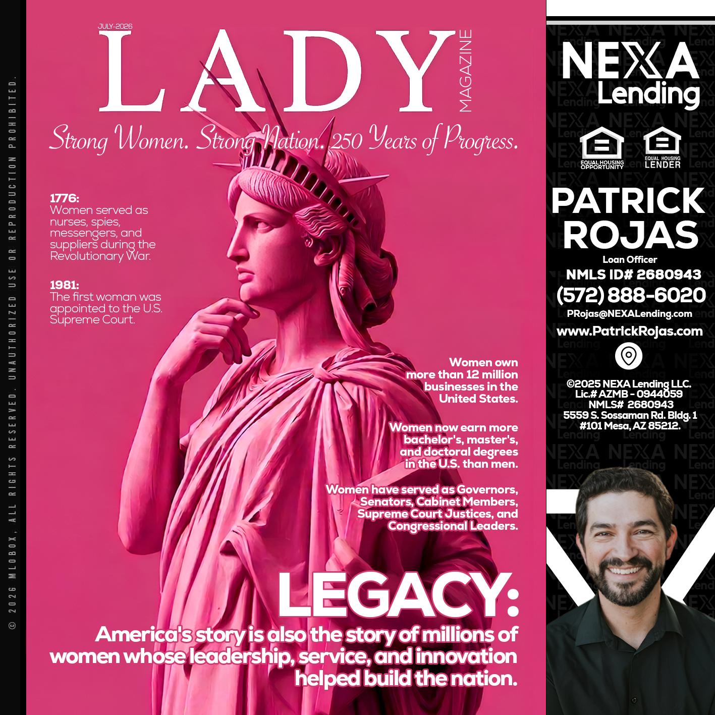 LADY LIBERTY! - Patrick Rojas -Loan Officer