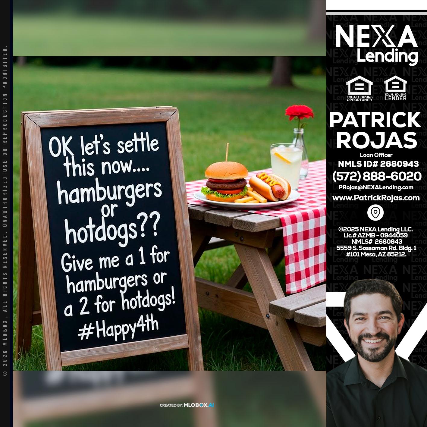 let settle this - Patrick Rojas -Loan Officer