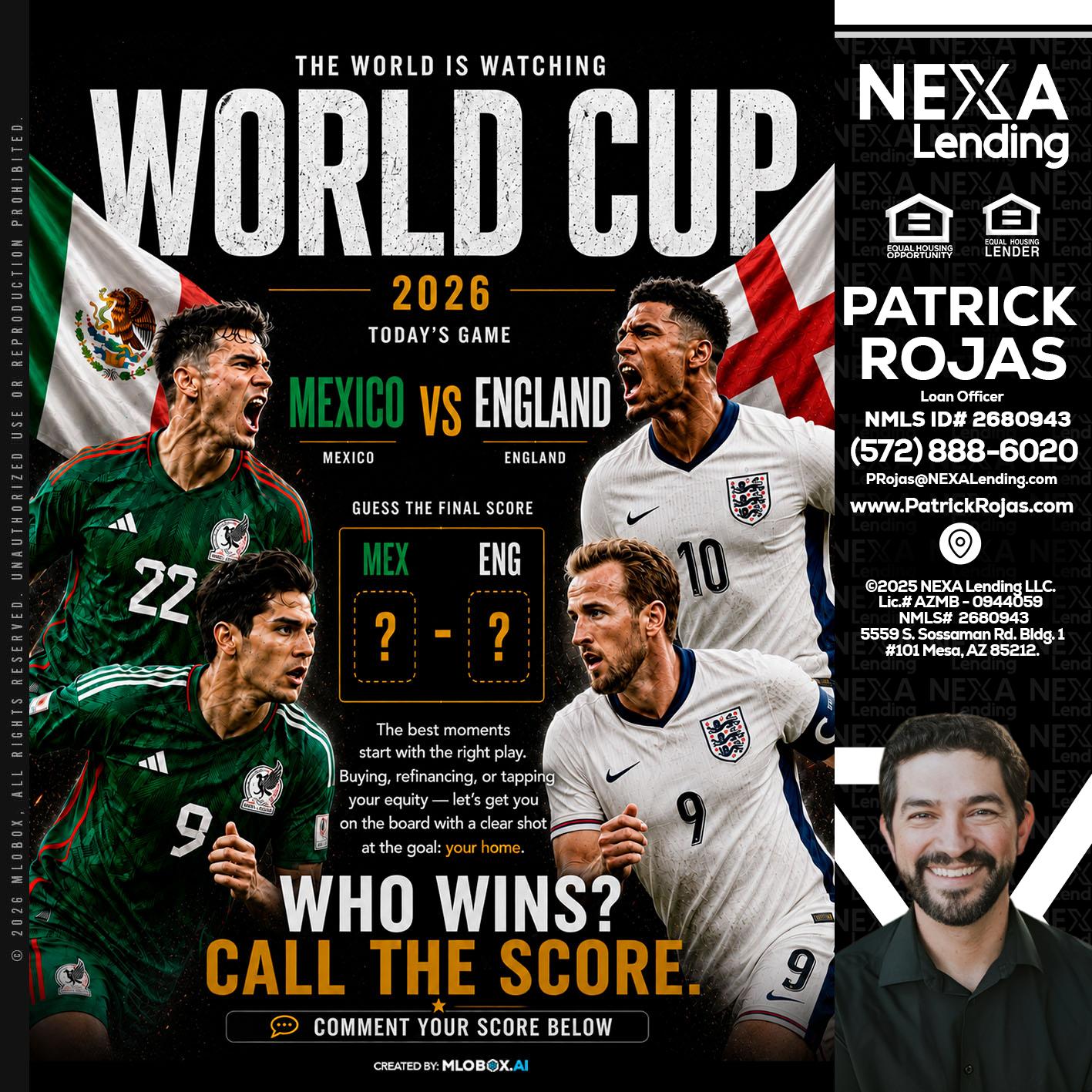 WHO'S WIN - Patrick Rojas -Loan Officer